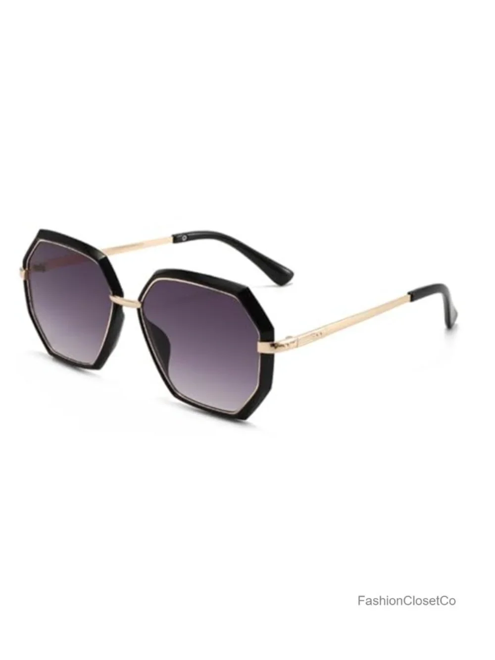 Oversized Pilot Sunglasses for Women UV Protection Lightweight Square Frame
